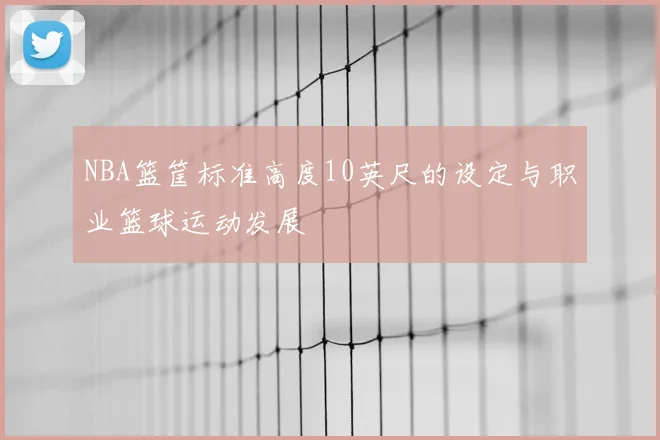 NBA篮筐标准高度10英尺的设定与职业篮球运动发展